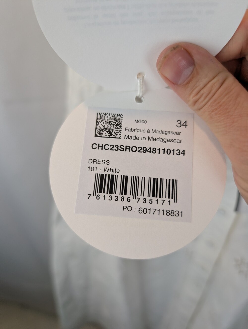 Chloé White Akanjo Edition Pinafore Midi Dress size XS(34) BNWT with marks - Picture 6 of 16